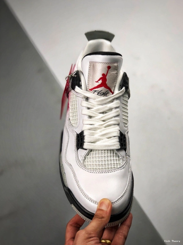 Kicktheory White 4 Cement OG Air (nike) 840606-192 Jordan 0702